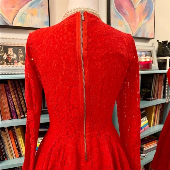 H&M red lace dress - Picture 6 of 7